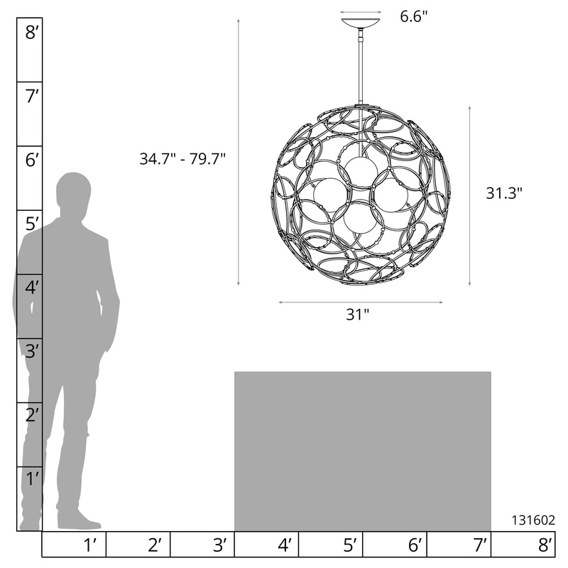 Olympus Orb Pendant Oil Rubbed Bronze
