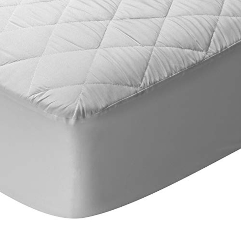 Pikolin Home – Coprimaterasso imbottito in fibra con trattamento anti-acaro, con membrana impermeabile e traspirante