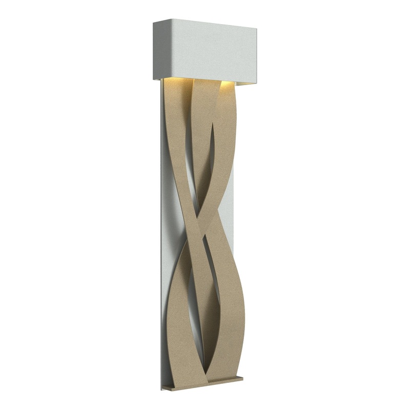 Tress Large LED Sconce Vintage Platinum Soft Gold