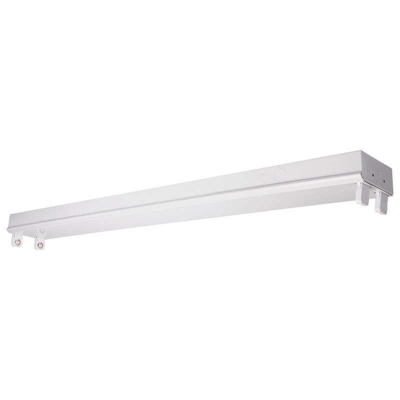 3′ Dual T8 Lamp Ready Fixture in White Finish by Nuvo Lighting