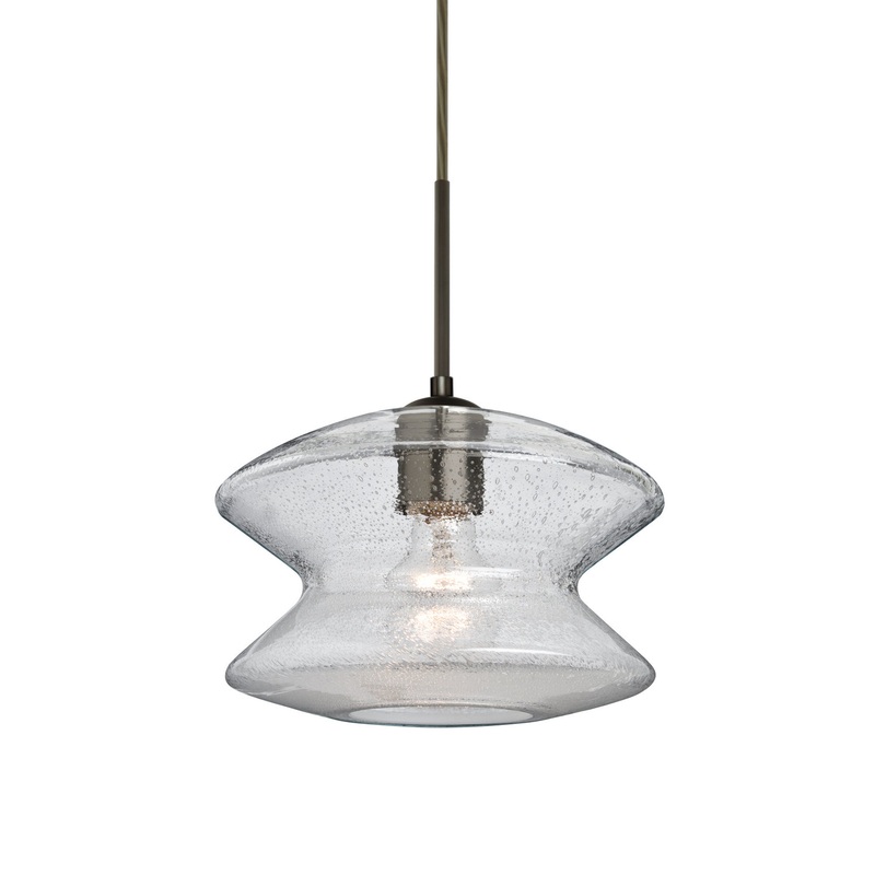 Besa 1JT-ZENCL-BR Zen One Light Pendant Bronze