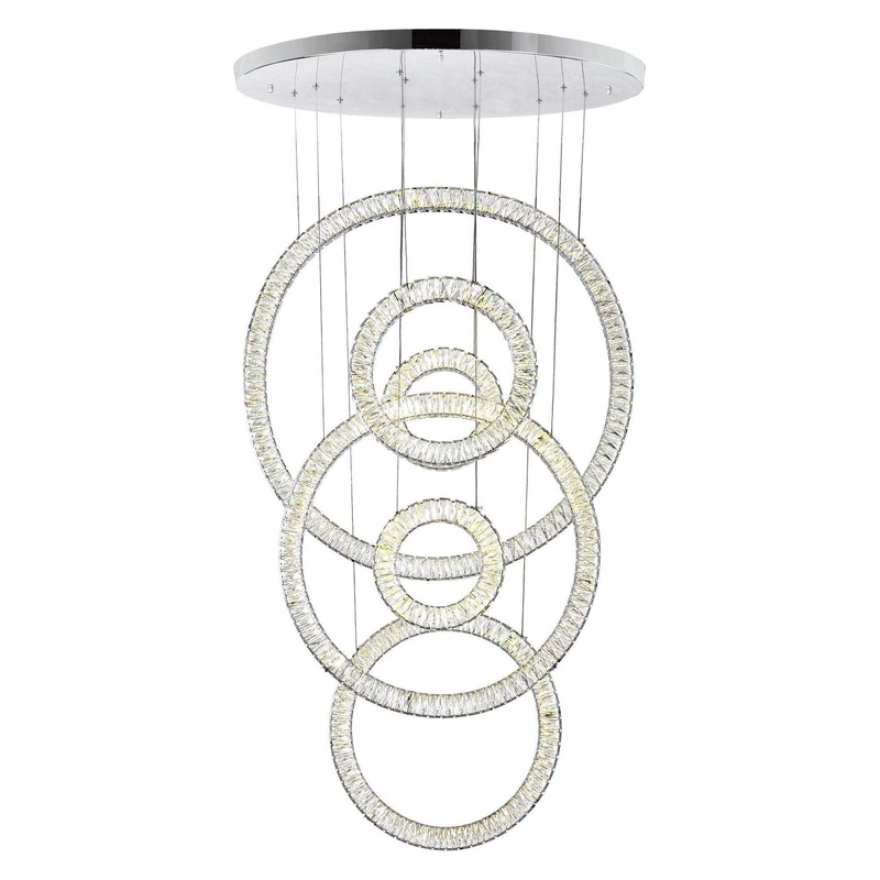 Celina Chandelier Chrome
