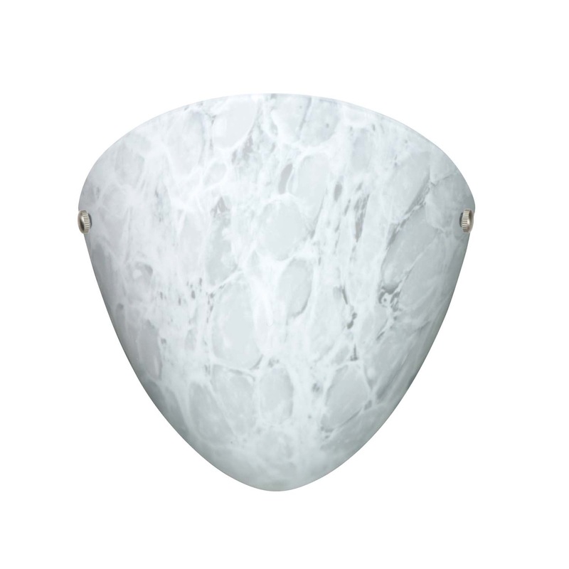 One Light Wall Sconce from the Kailee Collection in Satin Nickel Finish by Besa