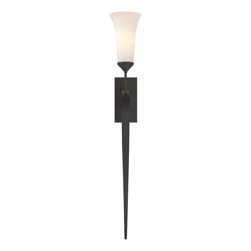 Sweeping Taper Sconce Black