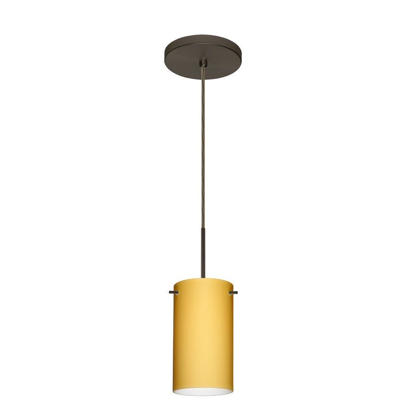 Besa 1BT-4404VM-LED-BR Stilo One Light Pendant Bronze (Discontinued)