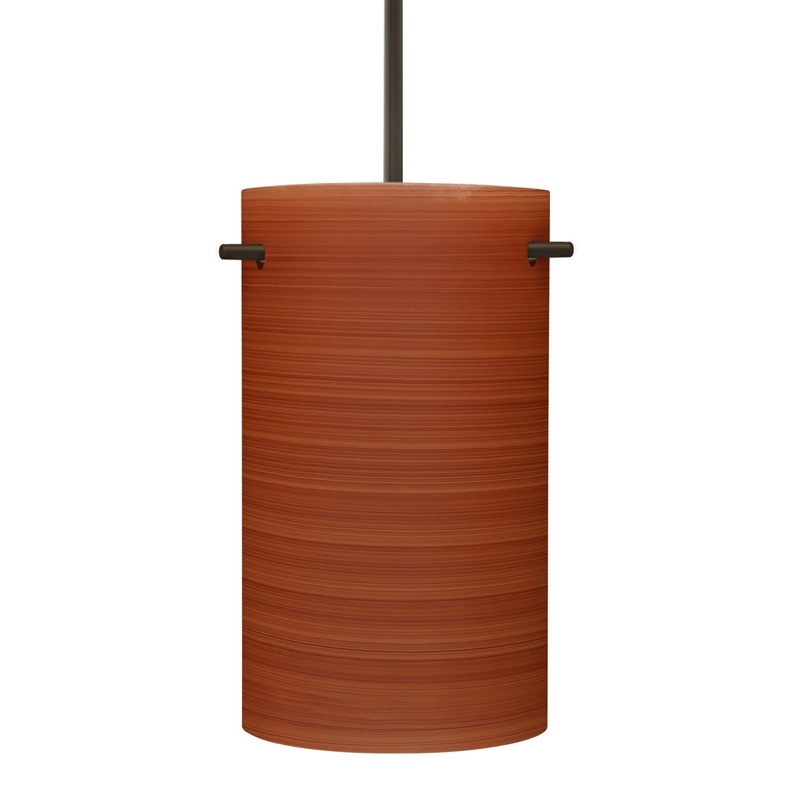 Besa 1JC-4005CH-BR Besa Tamburo 5 Pendant One Light Pendant Bronze