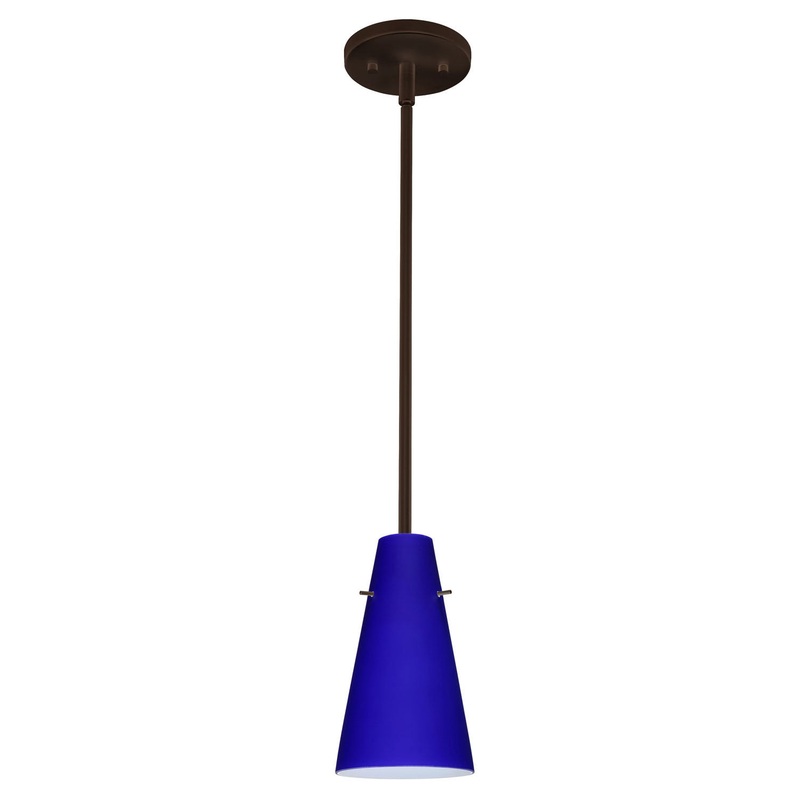 Besa 1TT-4124CM-BR Cierro One Light Pendant Bronze