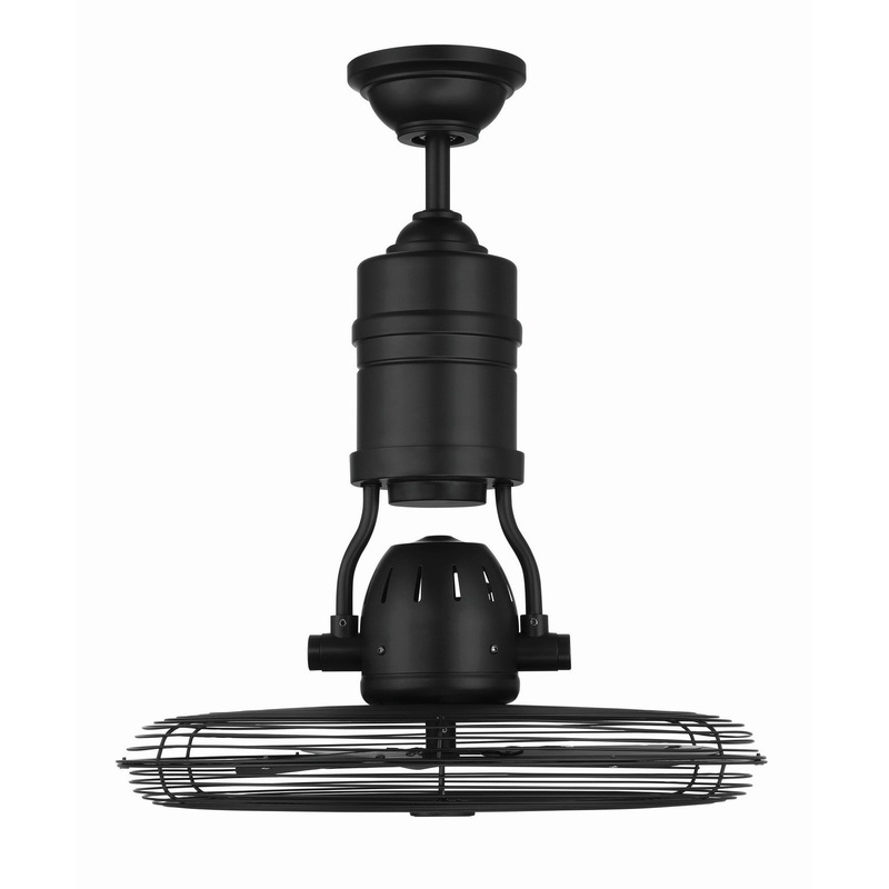 Craftmade BW321FB3 Bellows III Indoor/Outdoor 18″Ceiling Fan Flat Black