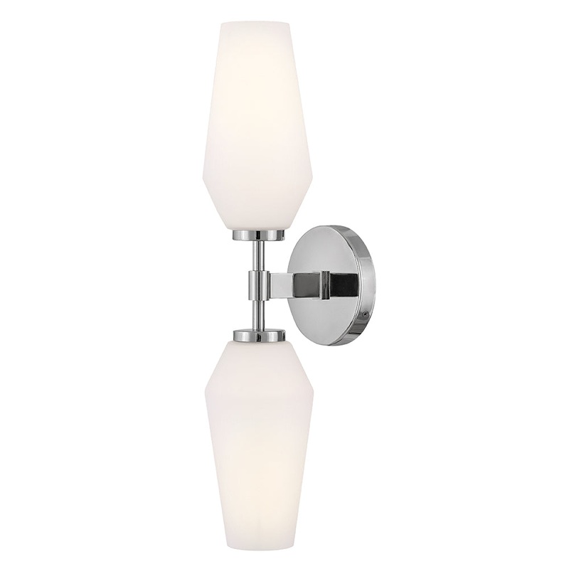 Gio Large Two Light Sconce Chrome