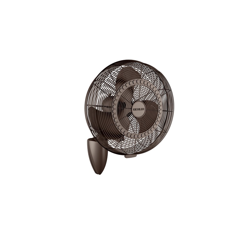 Kichler 339218SNB 18″Wall Fan, Satin Natural Bronze