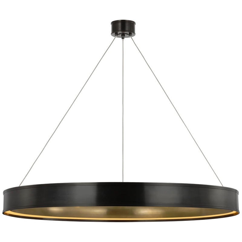 LED Chandelier from the Connery Collection in Bronze Finish by Visual Comfort Signature