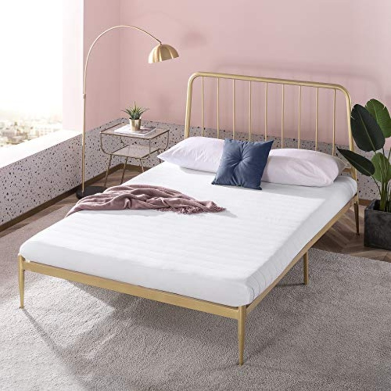 ZINUS Materasso in memory foam Quilted | Materasso adattabile a 7 zone | 120 x 190 cm | Altezza 13 cm | Materasso arrotolabile | OEKO-TEX