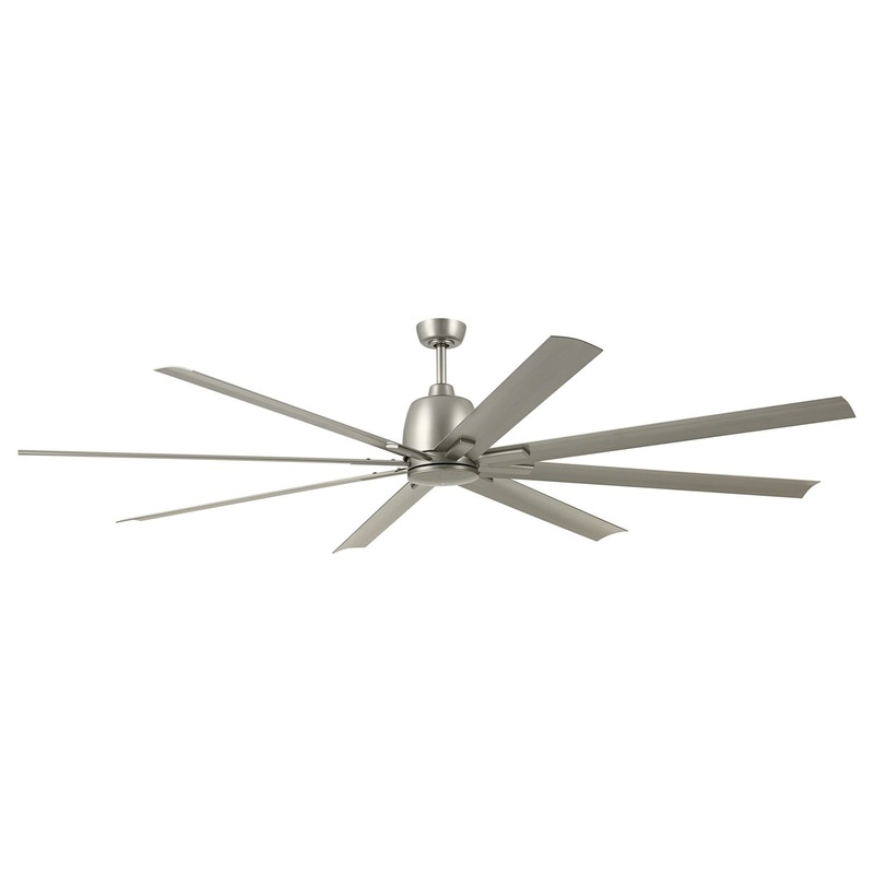 84″Ceiling Fan from the Breda Collection in Brushed Nickel Finish by Kichler