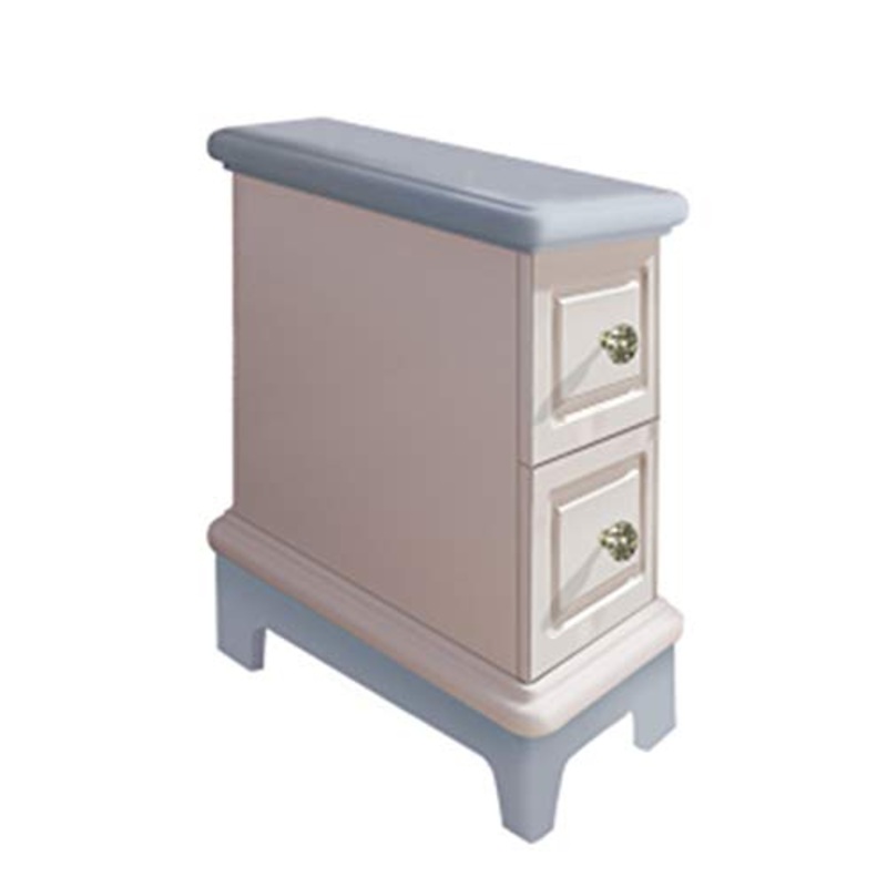 Comodini Comodino Bambini Camera da Letto Comodino limitare Gap Mini Slim Comodino Cassetti Comodino Armadio di immagazzinaggio Camera da Letto (Color : Bianca, Size : 38 * 10 * 53cm)