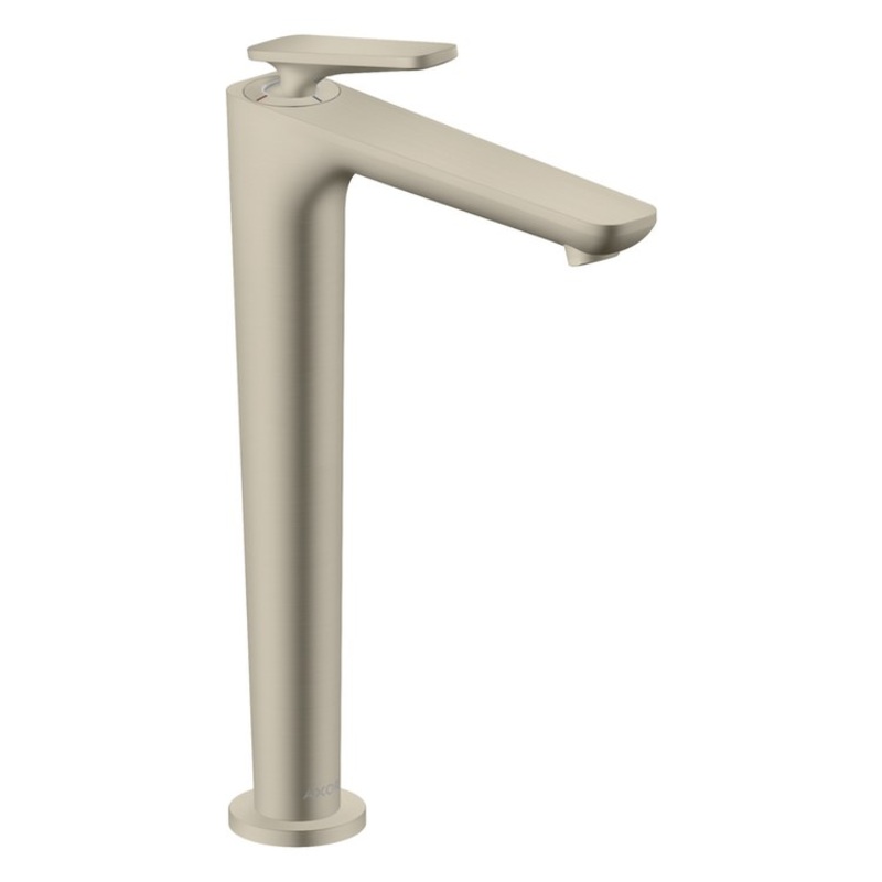 Lavatory Faucet Citterio C 250 1 Lever ADA WaterSense Brushed Nickel 1.2 Gallons per Minute Deck Mount Less Drain 1 Hole CoolStart EcoRight AirPower Comfort Zone