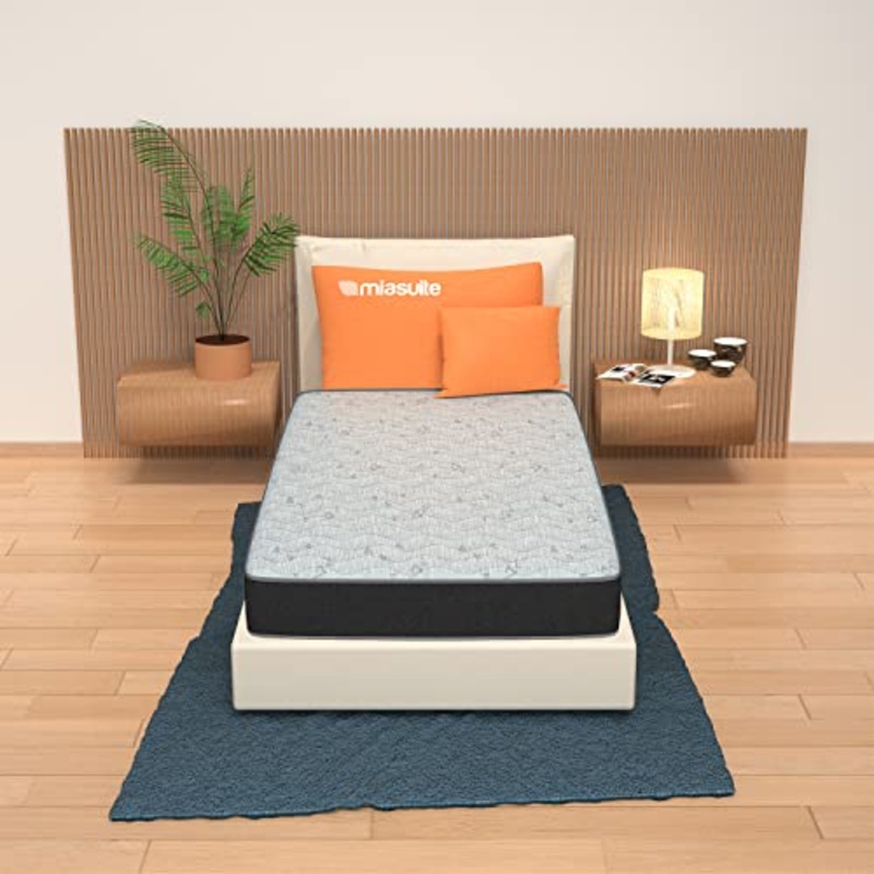 miasuite i sogni italiani Materasso Singolo 80×190 Alto 13 cm in waterfoam Ortopedico Pieghevole per brandina Modello Summit