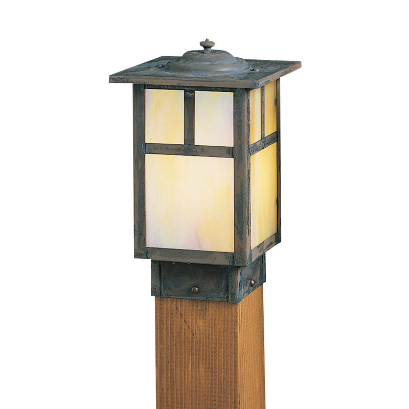 Arroyo MPC-6TGW-MB Mission One Light Post Cap Mission Brown