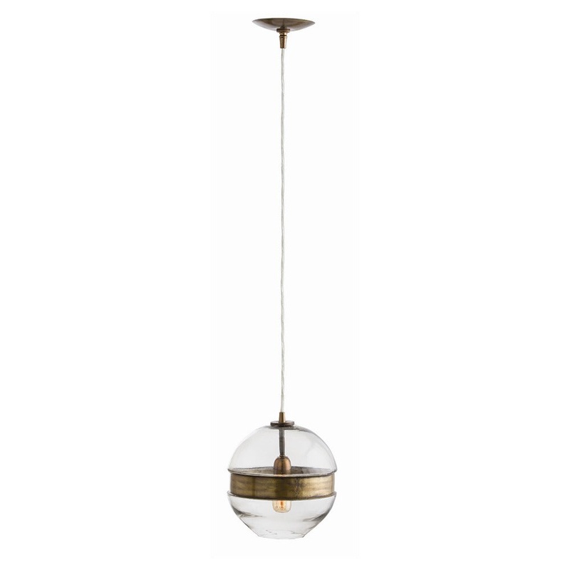 Arteriors 44071 Garrison One Light Pendant Clear
