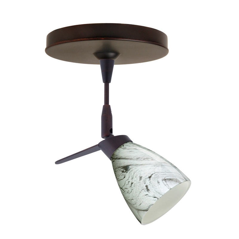 Besa 1SP-5044MG-BR Andi One Light Spotlight Bronze (Discontinued)