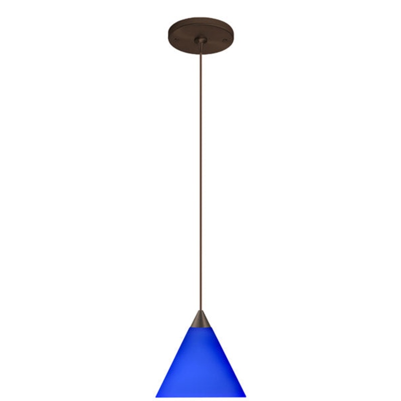 Besa 1XP-5121CM-BR Kani One Light Pendant Bronze (Discontinued)