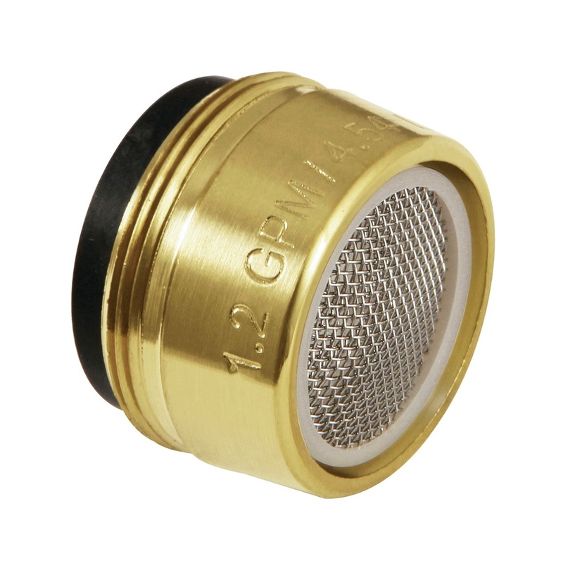 Cal Green Z12KBSA957SB 1.2 GPM Male Aerator, Brushed Brass