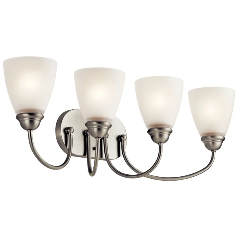 Jolie 28″ 4-Light Vanity Light Brushed Nickel None