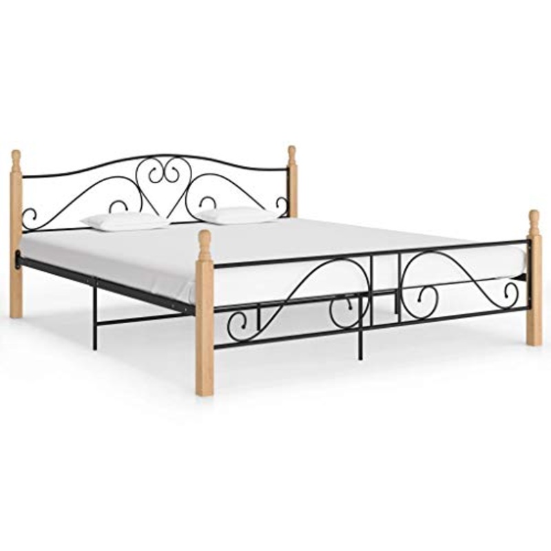SKM Giroletto Nero in Metallo 180×200 cm (24.7kg)