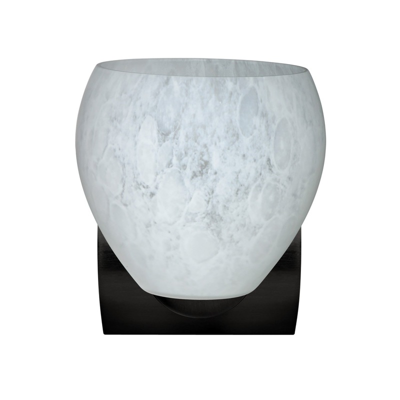 Besa 1WZ-412219-LED-BK Besa Bolla Mini Sconce LED Wall Sconce Black