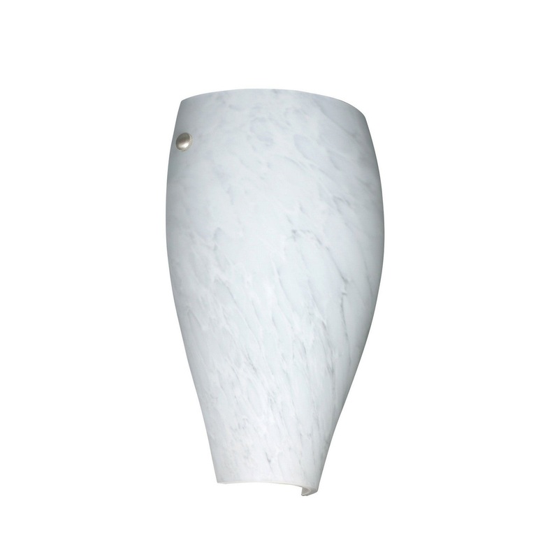 Besa 704319-LED-PN Chelsea One Light Wall Sconce Polished Nickel