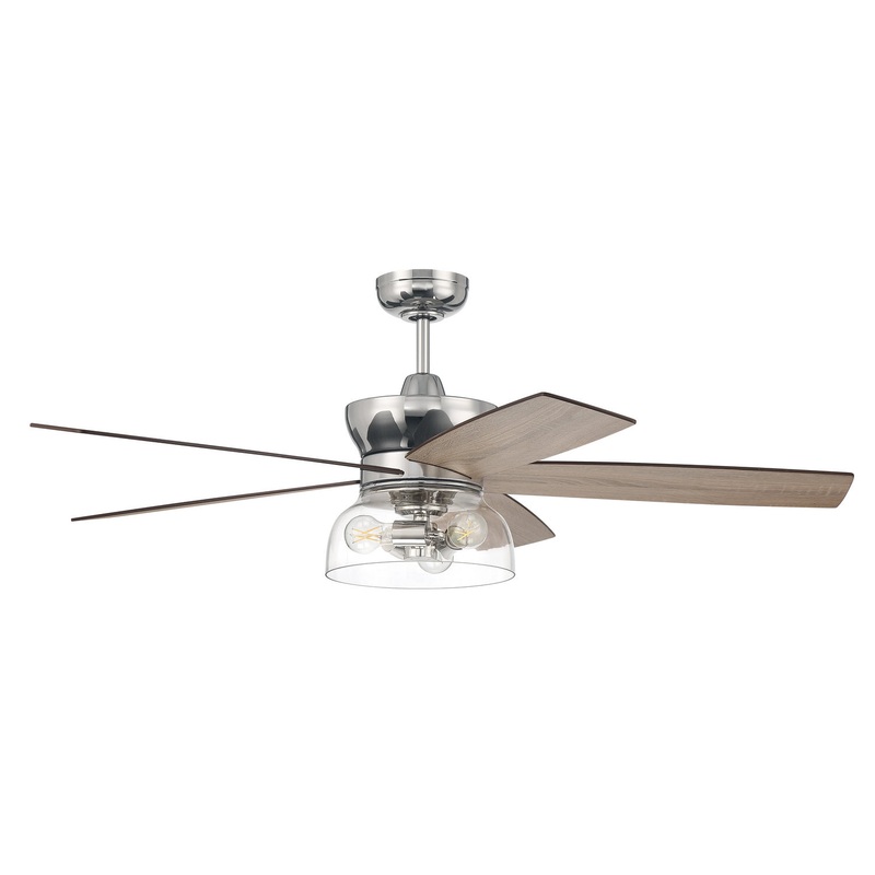 Craftmade GBN52PLN5 Gibson 52″Ceiling Fan Polished Nickel