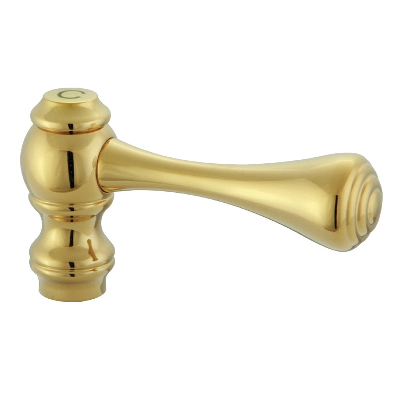 KSH313PBC Cold Metal Lever Handle, Polished Brass