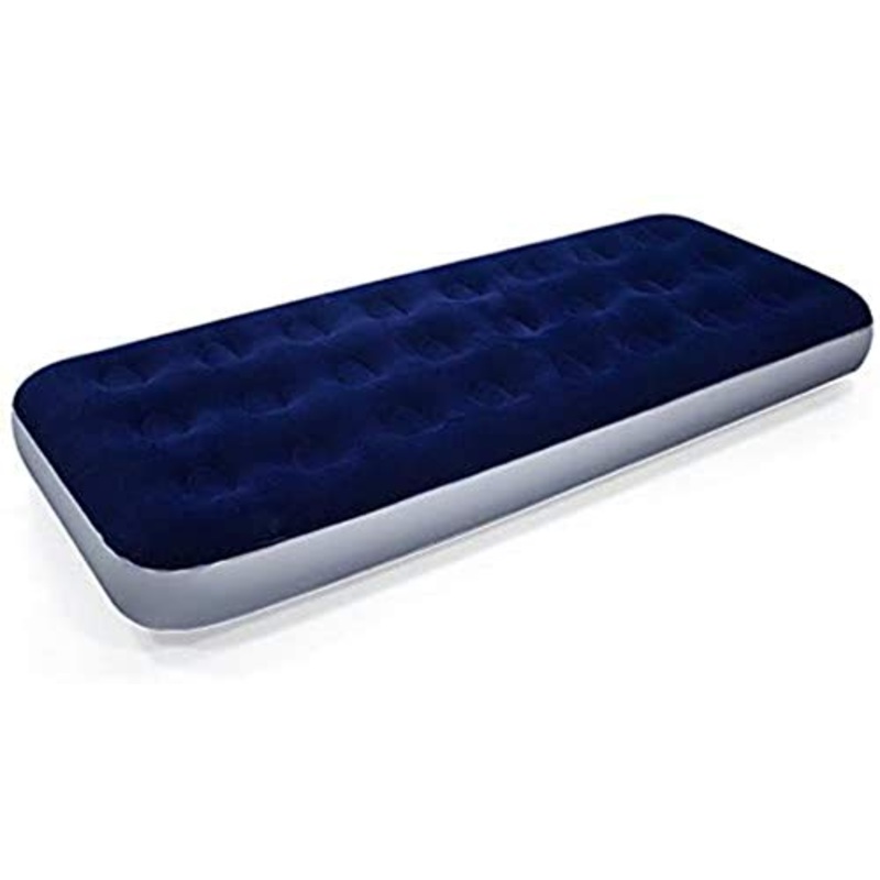 Lettino da viaggio Auto gonfiabile materasso gonfiabile letto casa singola spessa Outdoor Air Cushion Base portatile Pausa pranzo pigro pieghevole portatile semplice materasso 5-12 ( Color : Blue )
