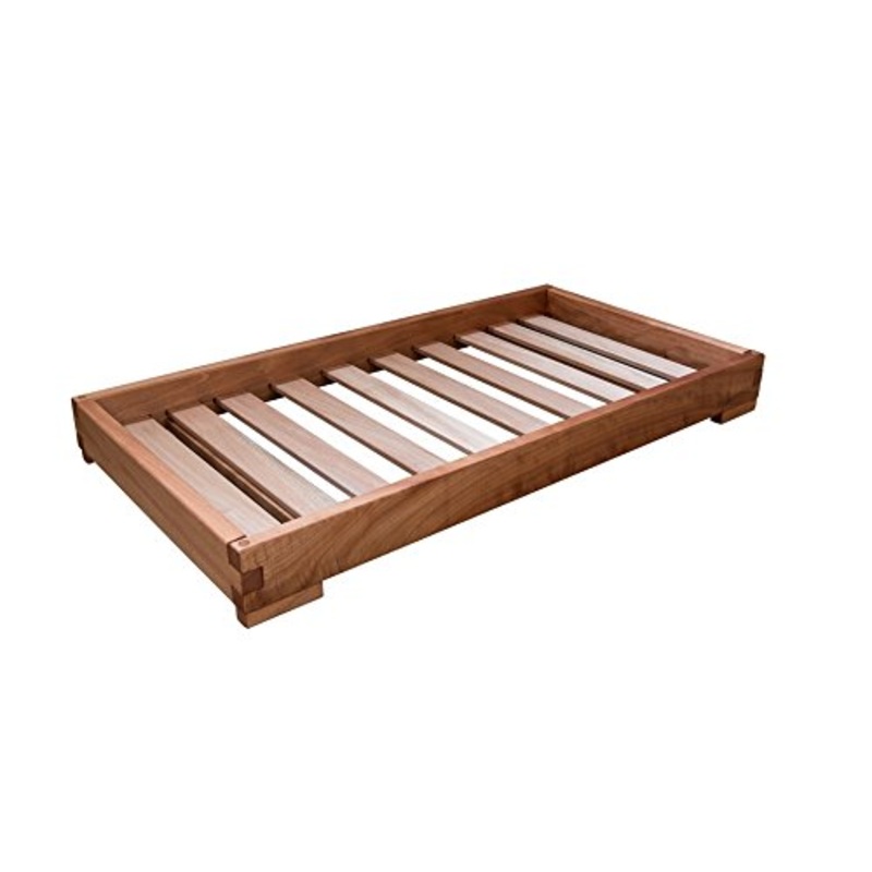 Vivere Zen – Lettino montessoriano Artigianale per Bambini – Akachan (Sola Struttura) – Misure EST. 76×146 – Misura INT. 70×140