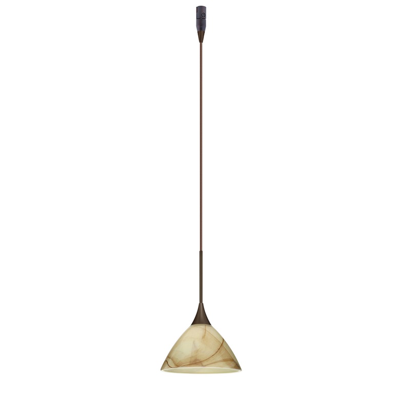 Besa RXP-174383-BR Domi One Light Pendant Bronze