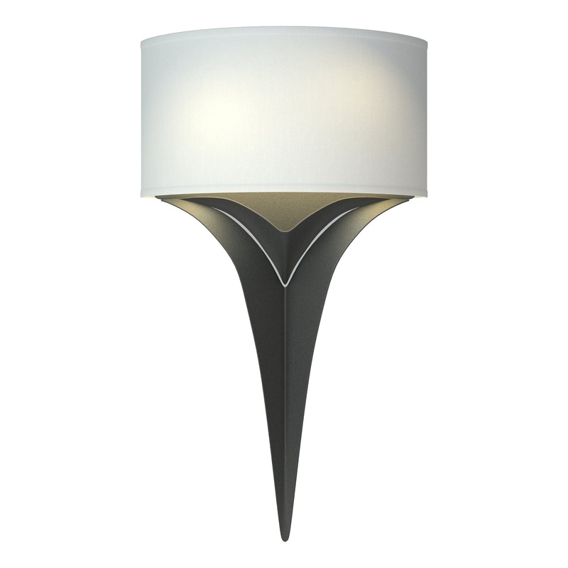 Calla Sconce Natural Iron Natural Anna Shade (SF)