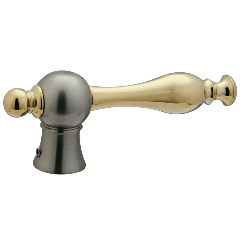 KSH1169NL Metal Lever Handle, Brushed Nickel/Polished Brass