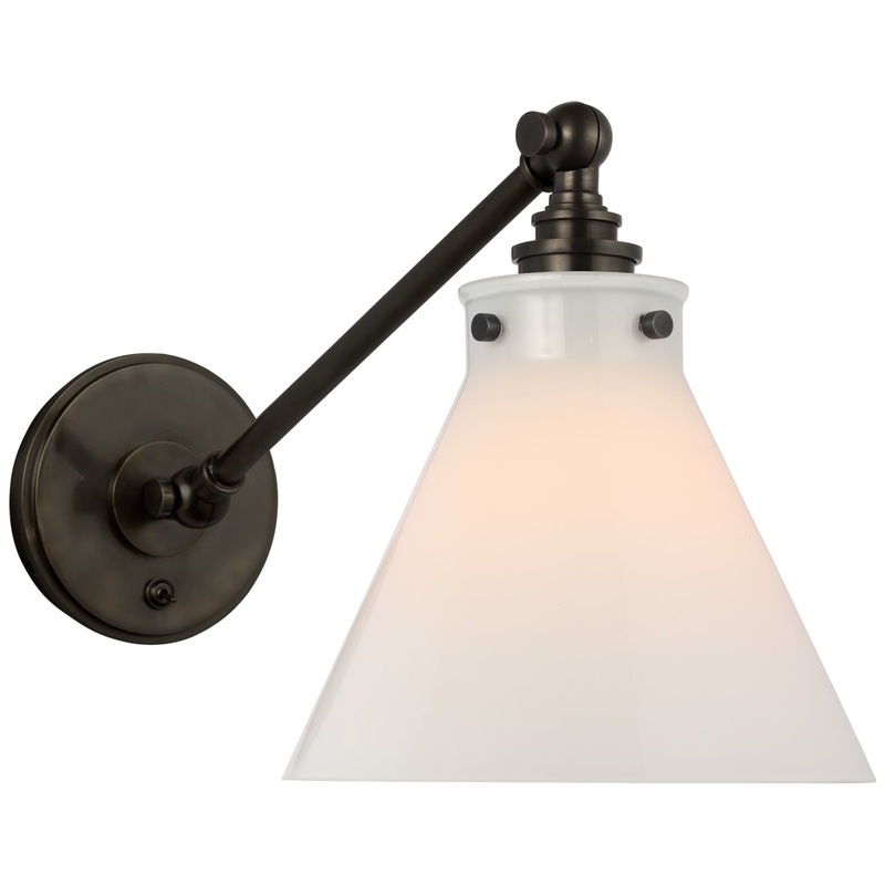 LED Wall Sconce from the Parkington Collection in Bronze Finish by Visual Comfort Signature