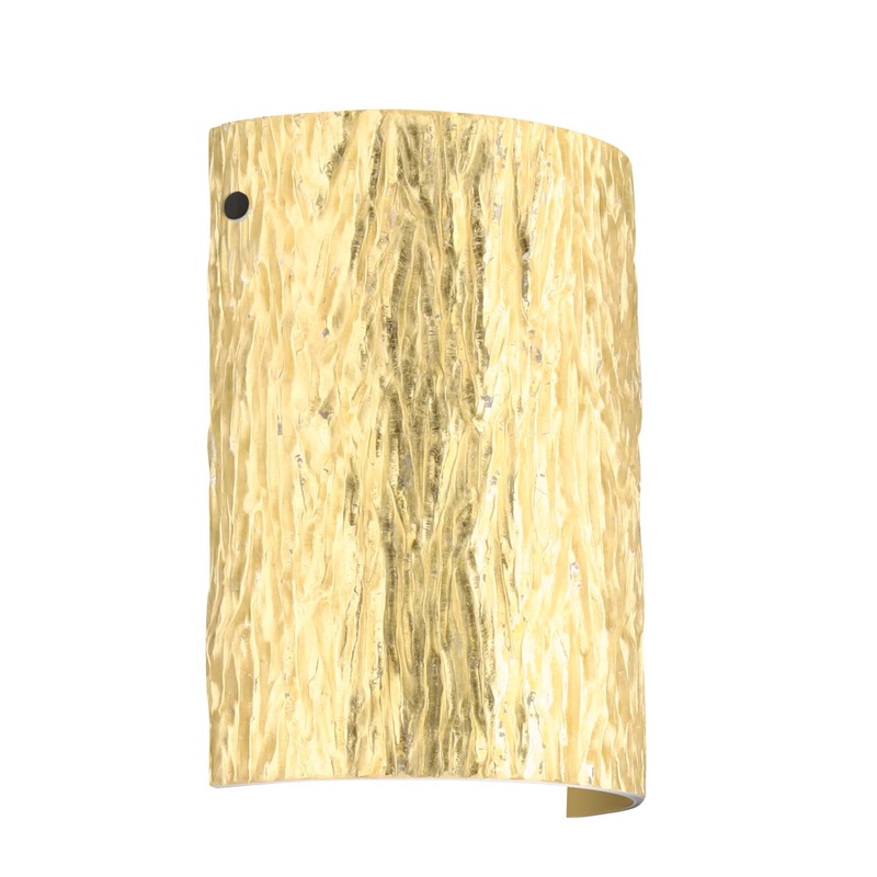 One Light Wall Sconce from the Tamburo Collection in Black Finish by Besa