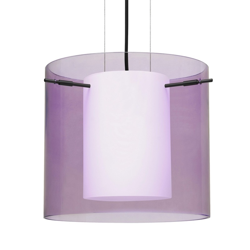 Besa 1KG-A18407-BK Besa Pahu 12 Cable Pendant One Light Pendant Black