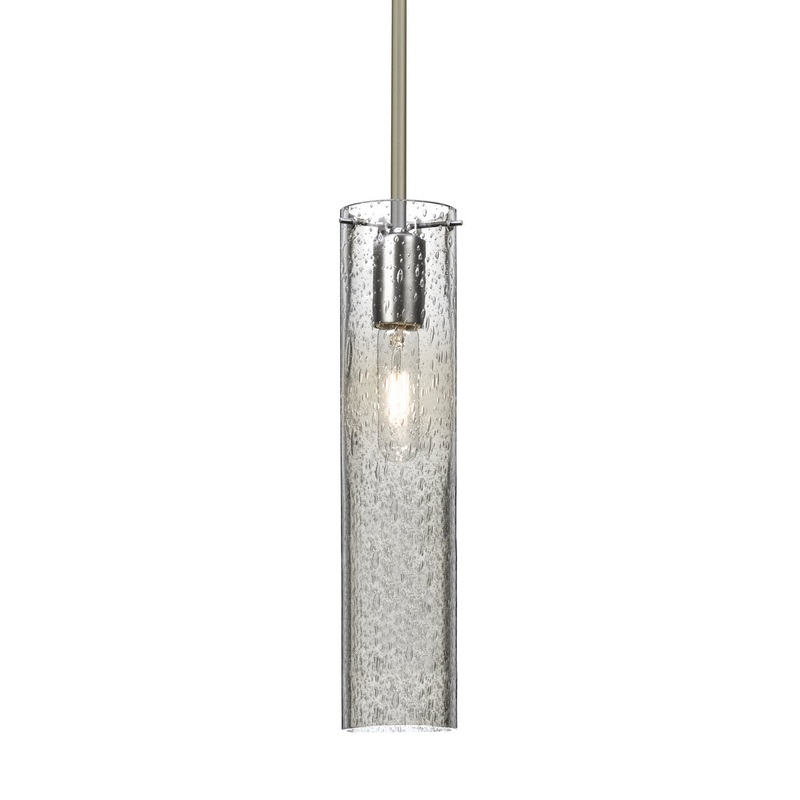 Besa 1TT-JUNI16CL-SN Juni One Light Pendant Satin Nickel