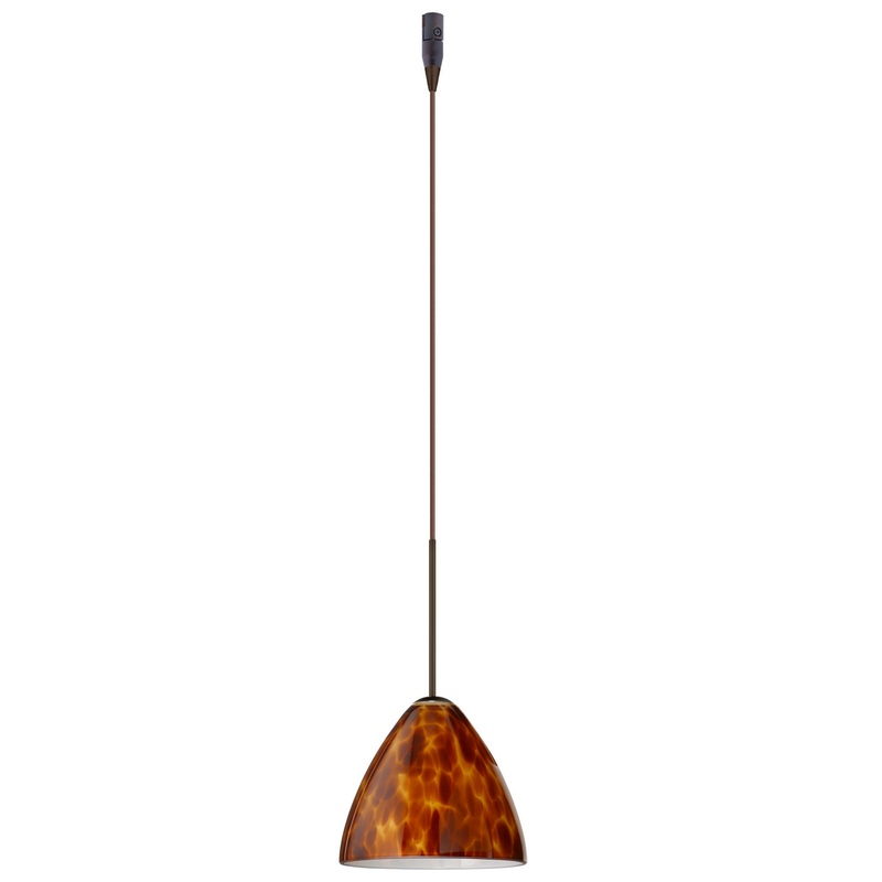 Besa RXP-177918-BR Mia One Light Pendant Bronze