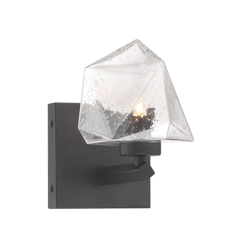 Castello 1-Light Wall Sconce Matte Black