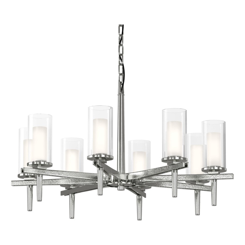 Constellation 8-Arm Chandelier Sterling