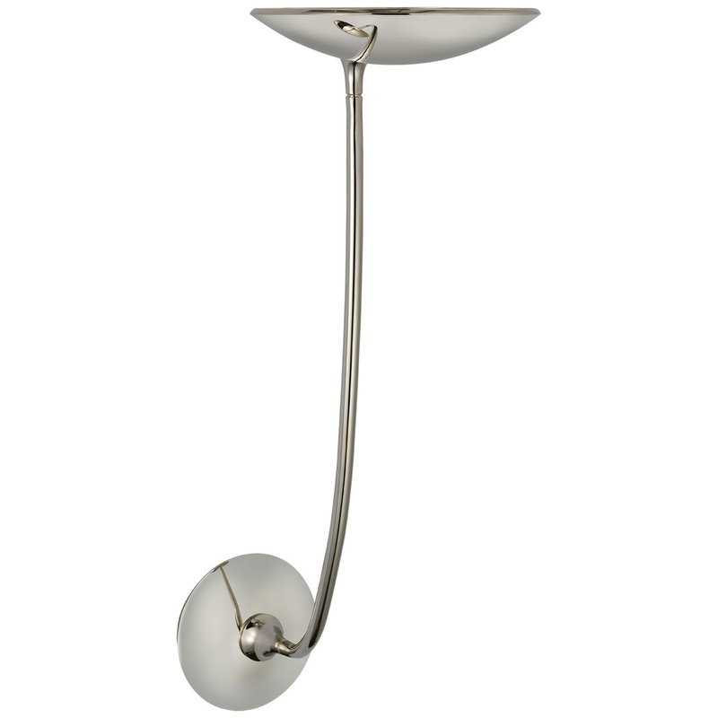 LED Wall Sconce from the Keira Collection in Polished Nickel Finish by Visual Comfort Signature