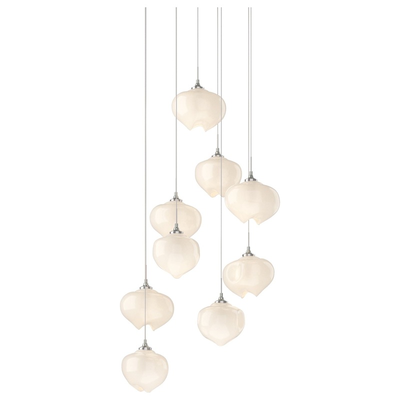 Ume 9-Light Pendant Sterling
