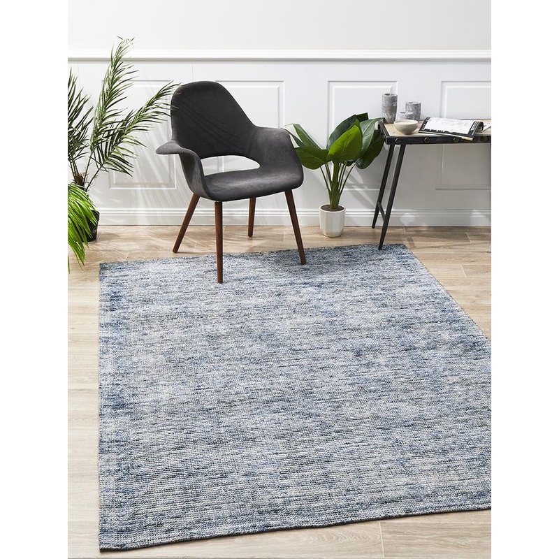 Allure Indigo Cotton Rayon Rug by Rug Culture – 225X155CM