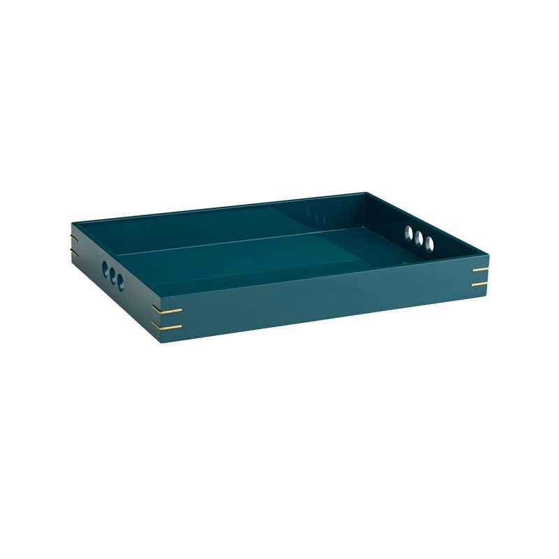 Arteriors 5621 Gustav Tray Aegean