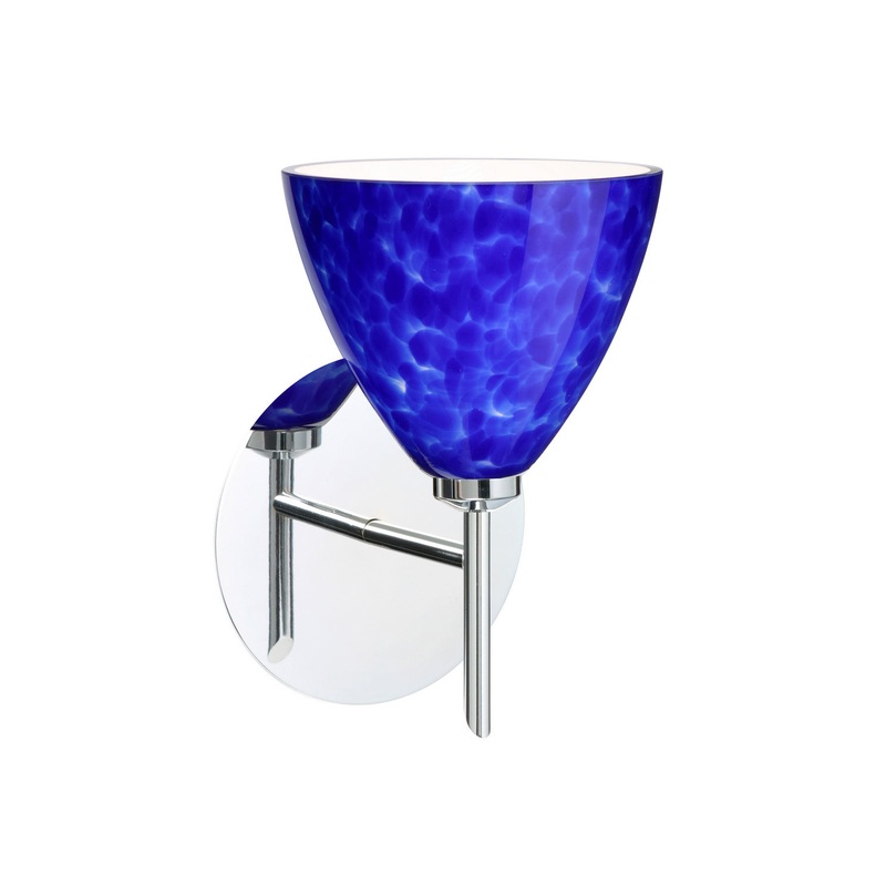 Besa 1SW-177986-CR Mia One Light Wall Sconce Chrome