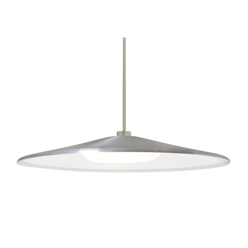 Besa 1TT-SWANSL-LED-SN Swan LED Pendant Satin Nickel