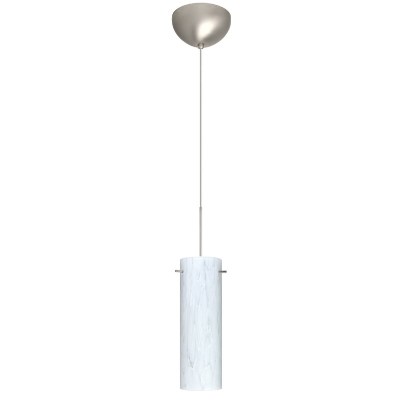 Besa 1XC-493019-LED-SN Copa One Light Pendant Satin Nickel